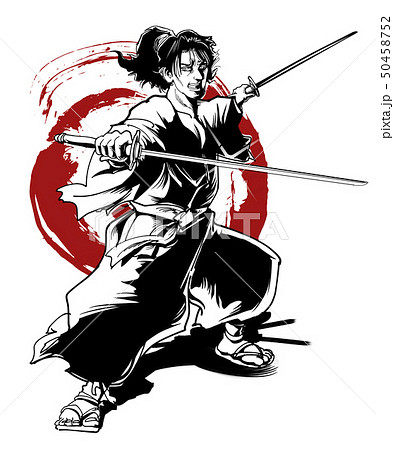 Samurai Japanese Warrior Illustrations