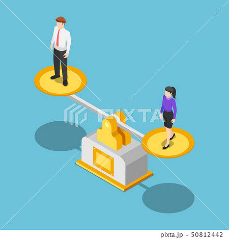 均等 平等 公平 公正のイラスト素材