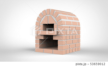 レンガ窯のイラスト素材