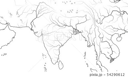 インダス川の写真素材