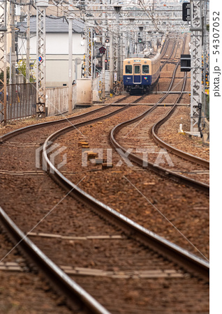 阪神電車の写真素材