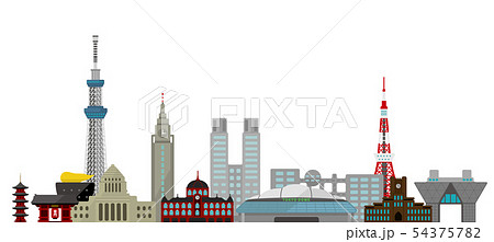 東京タワー かわいい 東京 タワーのイラスト素材