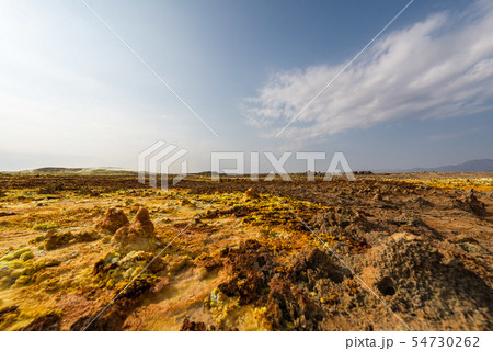 ダロル火山の写真素材