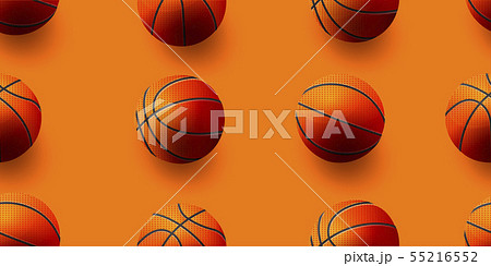 バスケットボール 背景のイラスト素材