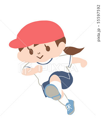 徒競走のイラスト素材