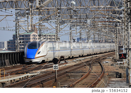 北陸新幹線 かがやきの写真素材