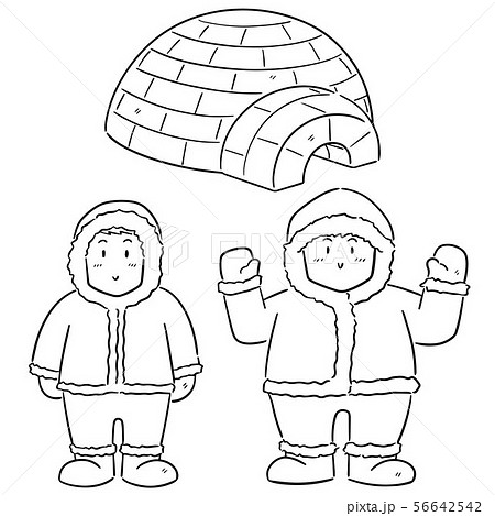 エスキモーのイラスト素材