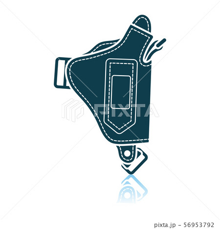 銃 拳銃 ガン ホルスターのイラスト素材 Pixta