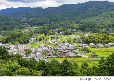 風景 奈良県 明日香村 二上山の写真素材 - PIXTA