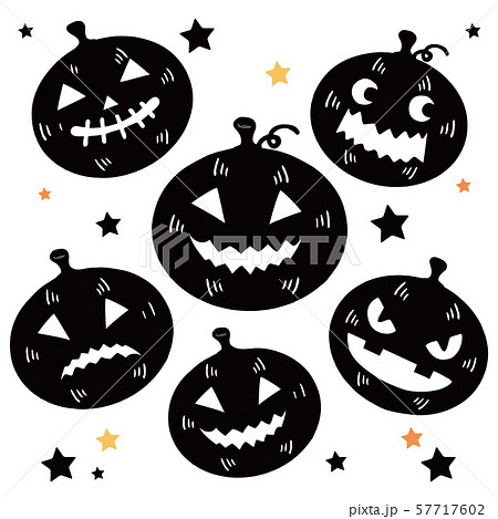 ハロウィン ジャックオランタン ジャックオーランタン 表情のイラスト素材
