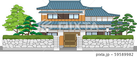 和風建築のイラスト素材集 ピクスタ