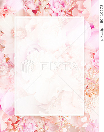 女の子 花 ドレス イラストの写真素材