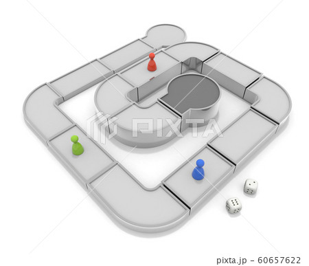 人生ゲームのイラスト素材