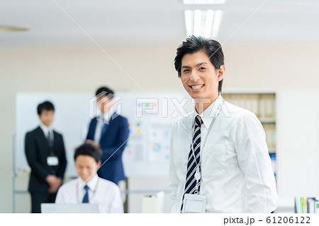 男性会社員の写真素材