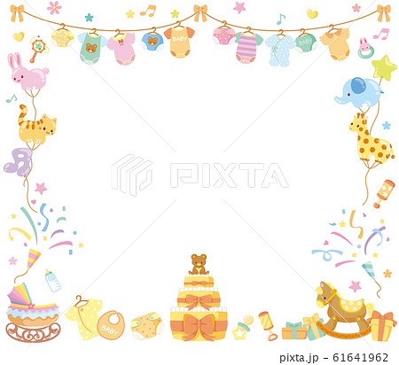 出産祝いのイラスト素材 Pixta