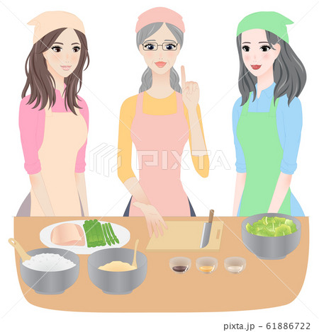 料理教室のイラスト素材