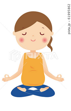 瞑想のイラスト素材