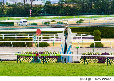 競馬場の写真素材