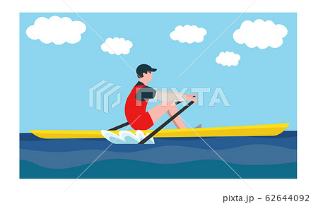 カヌーのイラスト素材集 ピクスタ