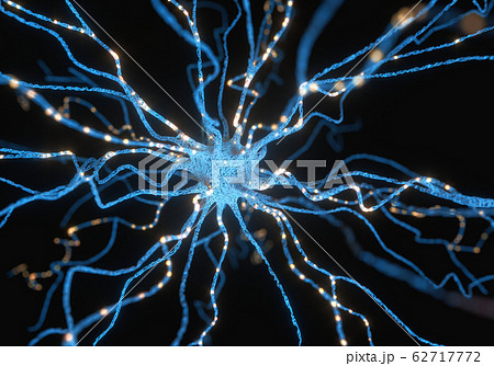 神経細胞のイラスト素材
