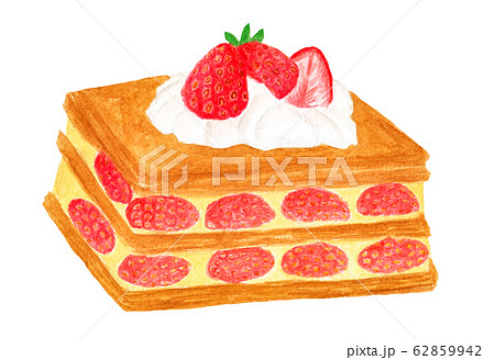 ミルフィーユのイラスト素材