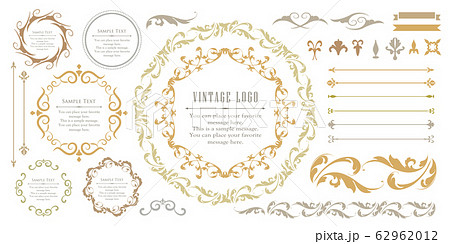 ゴージャス フレームのイラスト素材