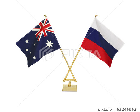オーストラリアの国旗の写真素材