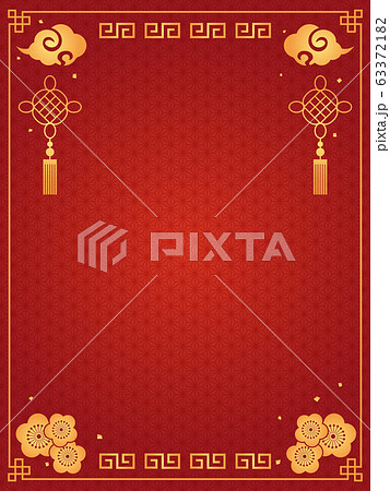 チャイナ模様のイラスト素材