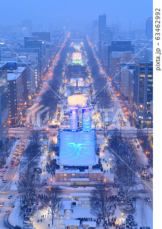 札幌雪祭りの写真素材