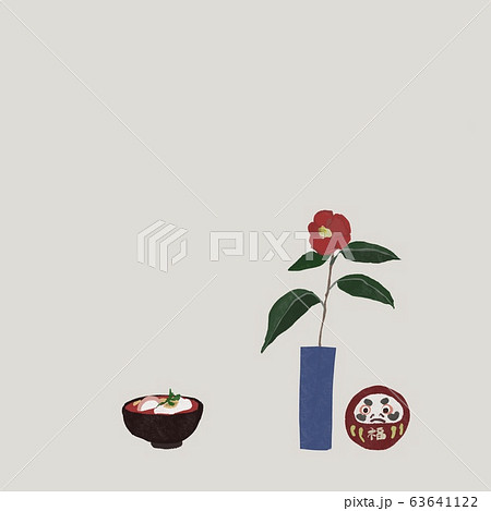 一輪差し／尚泉造／椿絵 一輪の椿 #水墨画 #墨絵 #椿 #つばき #花 #冬 #maple #flowers