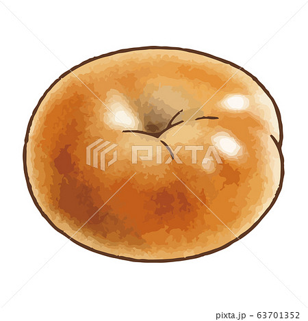 ベーグルのイラスト素材