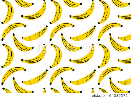 フルーツ バナナ 背景 かわいい 壁紙のイラスト素材