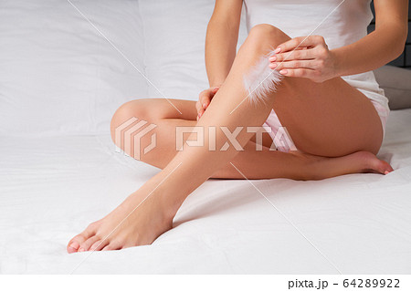 pretty girl demonstrating her underwear - Stock Photo [68368765