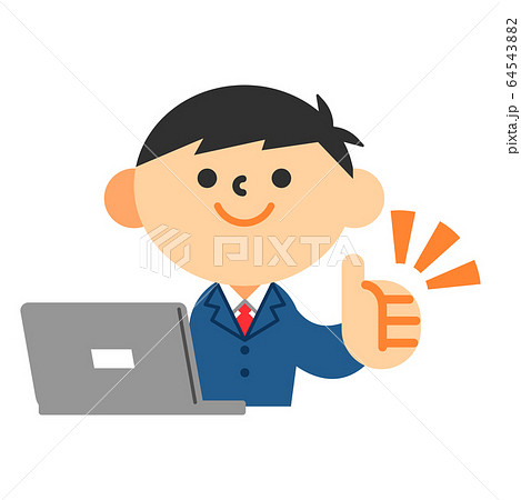 グッドサインのイラスト素材