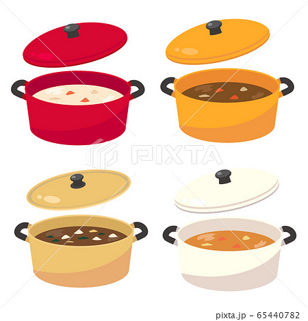 両手鍋のイラスト素材