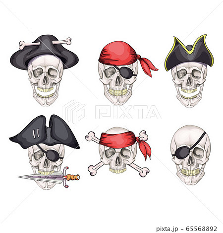 海賊 帽子のイラスト素材