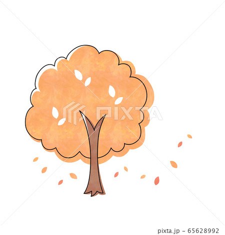 紅葉の木のイラスト素材