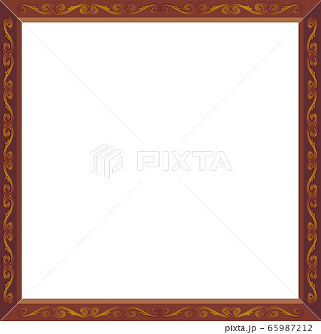 美術館 壁のイラスト素材