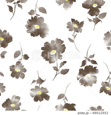 花柄 花 壁紙 植物のイラスト素材