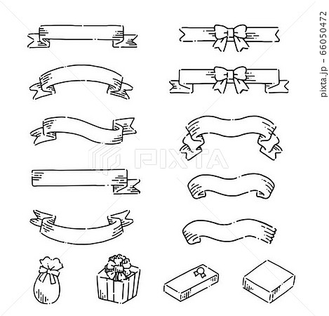 プレゼント 手描きのイラスト素材