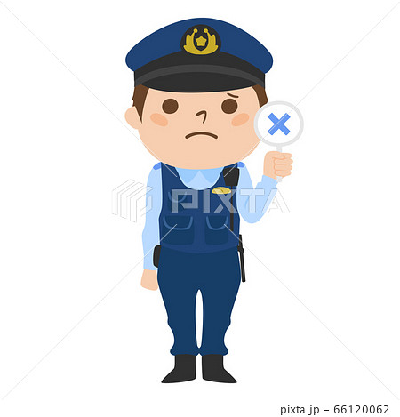 警官マークのイラスト素材