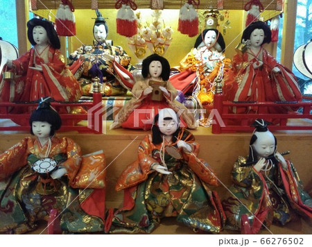 大正時代 アンティーク ひな祭り 大正 雛飾りの写真素材 - PIXTA