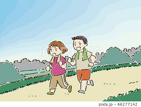 河原のイラスト素材