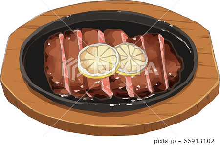 ステーキのイラスト素材集 ピクスタ
