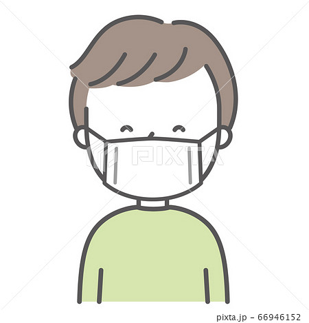 笑っている 男の子のイラスト素材