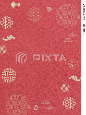中華模様のイラスト素材