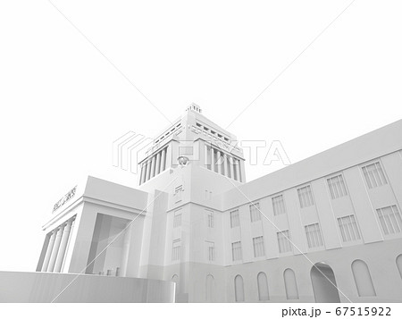 国会議事堂のイラスト素材集 ピクスタ