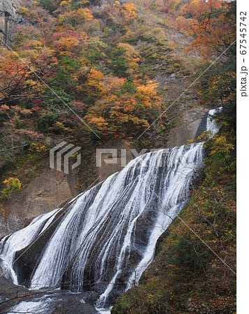 袋田の滝トンネルの写真素材