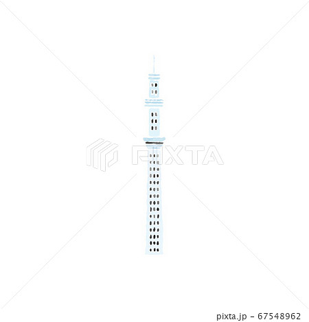 スカイツリーのイラスト素材