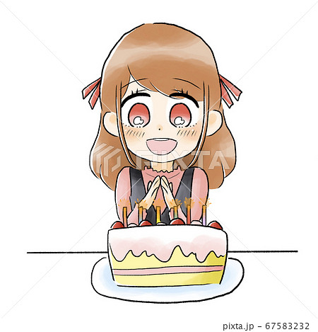 お誕生日おめでとうのイラスト素材